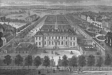 Burlington House, Westminster, Londen, rond 1700, ca. 1875-1878