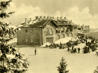 Kabelbaanstation, Rax-gebergte, Neder-Oostenrijk, ca. 1935