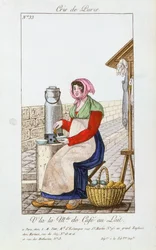 Café-au-lait verkoper