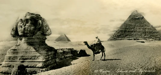 Caïro - Sfinx en Piramides, ca. 1918-ca. 1939
