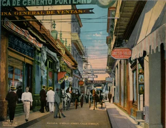 Calle OReilly, Havana, Cuba, ca. 1920