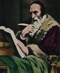 Calvijn 1509-1564 - Schilderij van Scheffer, 1934