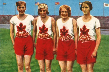 Canadees team, vrouwen 4 x 100 meter estafette, 1928
