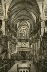 Canterbury Cathedral - Het koor, 1898