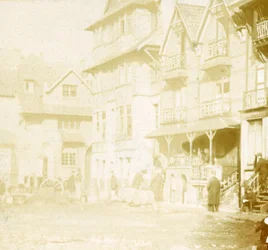 Kampement, La Panne, Vlaanderen, België, c1914-c1918