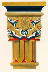 Kapiteel van Kolommen, Hof van de Visvijver, 1907