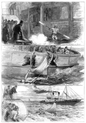 Kapitein Boytons reis over het Kanaal, 1875