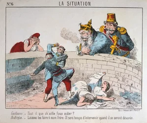 Cartoon, Parijse Commune, 1871
