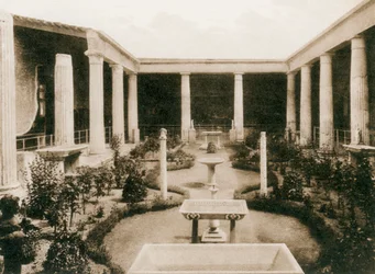 Casa dei Vettii, Pompeii, Italië, ca. 1900s