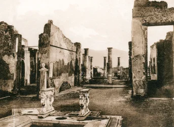 Casa di Cornelio Rufo, Pompeii, Italië, ca. 1900s