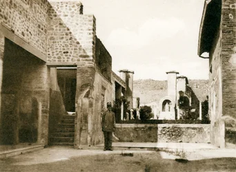 Casa di Marco Lucrezio Fronto, Pompeii, Italië, ca. 1900s