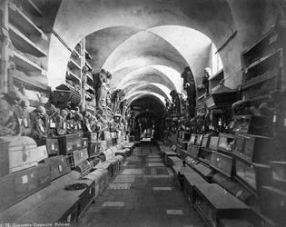 Catacomben van de Kapucijnen, Palermo, Italië, ca. 1910s