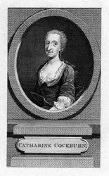 Catharine Trotter Cockburn 1679-1749, Schotse romanschrijfster, toneelschrijfster en filosofe, 19e eeuw