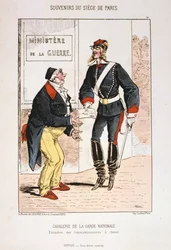 Cavalerie van de Nationale Garde, beleg van Parijs, 1870-1871