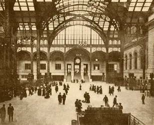 Centrale Hal, Pennsylvania Station, New York Pennsylvania Railroad Company, 1930
