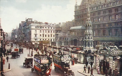 Charing Cross en de Strand, Londen, ca. 1910