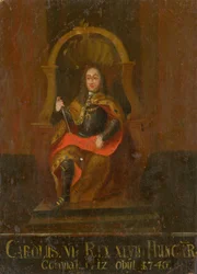 Karel VI 1685-1740, Koning van Hongarije en Kroatië, eerste helft van de 18e eeuw