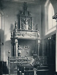 Charterhouse. Thomas Suttons Monument in de Kapel, 1925