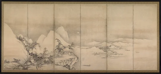 Chinees landschap, 1500s