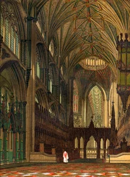 Koor van Ely Kathedraal, Cambridgeshire, 19e eeuw