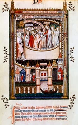 Christus geeft communie aan St. Denis, 1317