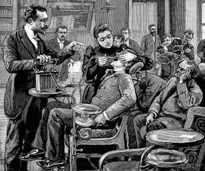 Kliniek aan de tandheelkundige school, Parijs, 1892