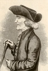 Driekante steek gedragen door een quakergentleman uit Pennsylvania, 1774, 1937