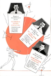 Cocktailrecepten, ca. 1935