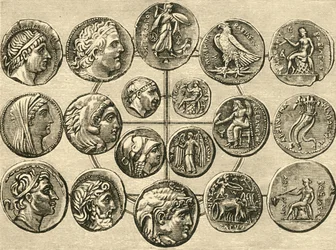 Munten van de Macedonische heersers van Syrië en Egypte, 1890