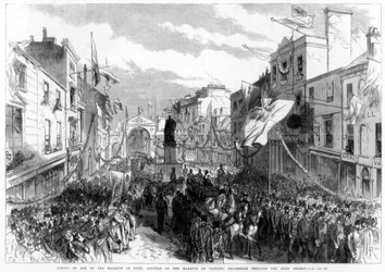 Volwassenwording van de Markies van Bute, Cardiff, Wales, 1868