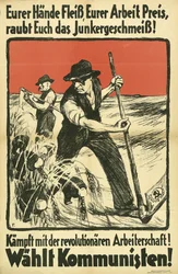 Communistische verkiezingsposter van de KPD, ca. 1931