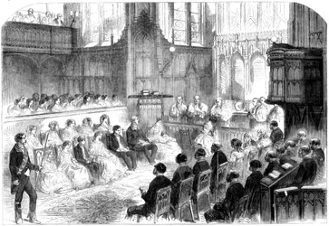 Bevestiging van de prinses koninklijk, Windsor Castle, 1856