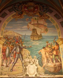 De verovering van Peru door Francisco Pizarro