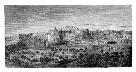 Klooster van de Geboorte, Bethlehem, ca. 1888