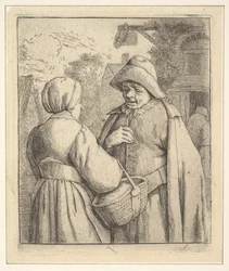 Gesprek op straat, 1610-85