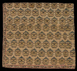 Hoekfragment van een sjaal, eind 1700