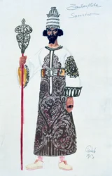Kostuumontwerp voor Sarastro, 1913