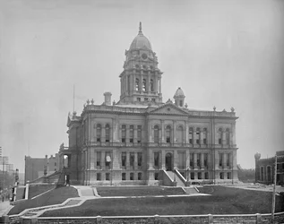 Gerechtsgebouw, Omaha, Nebraska, ca. 1897