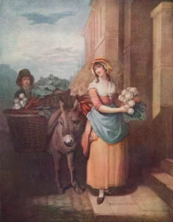 Cries of London Plaat 13: Turnips & Carrots, Carottes & Navets, 1797. 1911
