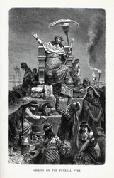 Croesus op de brandstapel, 1882