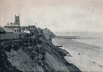 Cromer - De kerk op de kliffen, 1895