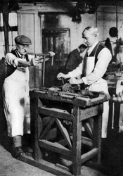 Het snijden van een sleutelvat, Londen