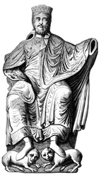 Dagobert I 603-689, Merovingische koning, 16e eeuw 1849