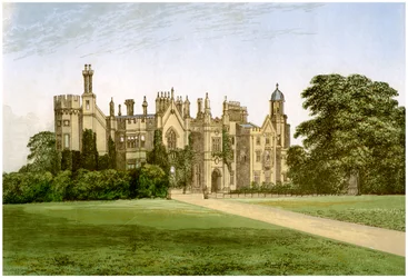 Danbury Palace, Essex, huis van de bisschop van Rochester, ca. 1880