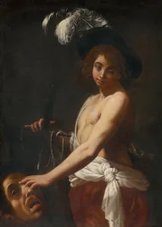 David met het Hoofd van Goliath
