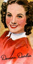 Deanna Durbin, 1921-1999, zangeres en actrice in Hollywood-films van de jaren 1930 en 1940, 20e eeuw