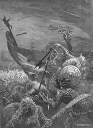 Dood van koning Harold bij de Slag bij Hastings, 1066, 1905