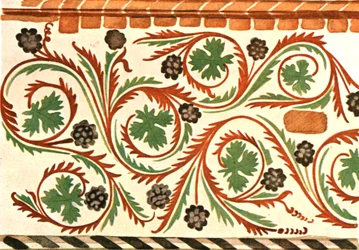Decoratie in Doberan Minster, Bad Doberan, Mecklenburg, Duitsland, 1928
