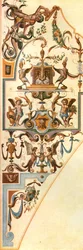 Decoratie in het Nymphenburg Paleis, München, Duitsland, 1928