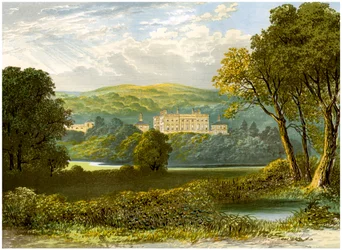 Denton Park, Yorkshire, huis van de familie Wyvill, ca. 1880